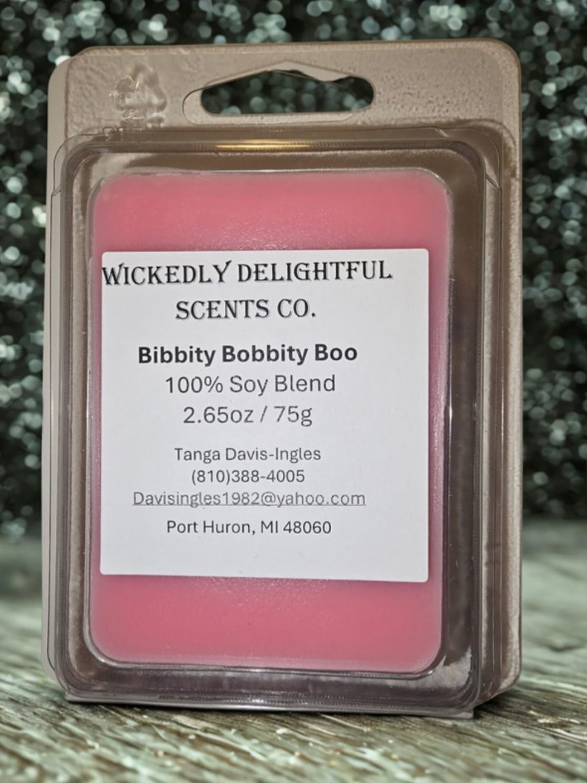 Bibbity Bobbity Boo soy wax melt by Wickedly Delightful Scents